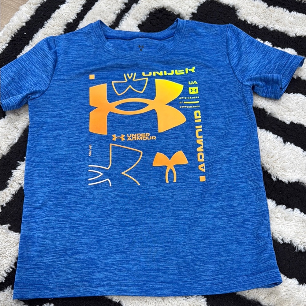 Under Armour Kids Blue Graphic T-Shirt